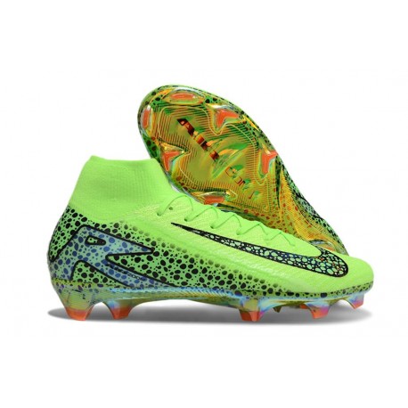 Nike Zoom Mercurial Superfly X Elite FG Green Black