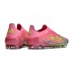 adidas F50 LL Elite FG Soccer Shoes Pink Yellow Purple