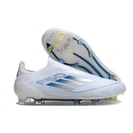 adidas F50 LL Elite FG Soccer Shoes White Blue