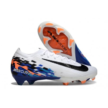 Nike Air Zoom Mercurial Vapor 16 Elite FG White Black Blue
