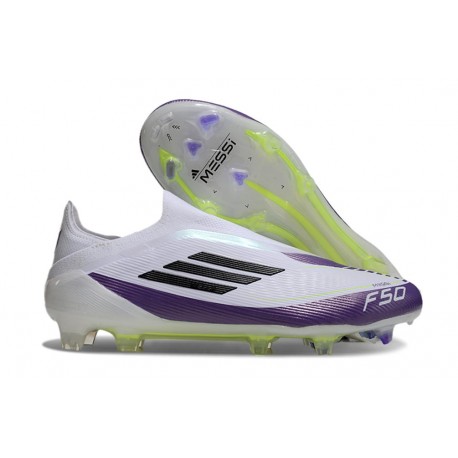 adidas F50 LL Elite FG X MESSI Ftwr White Core Black Unity Purple