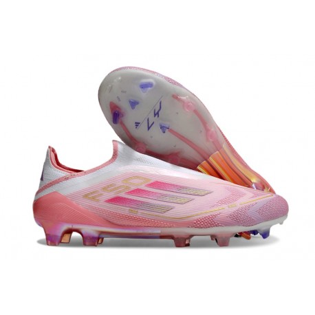 adidas F50 LL Elite FG Soccer Shoes Pink White