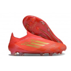 adidas F50 LL Elite FG Soccer Shoes Red Gold