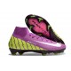 Nike Zoom Mercurial Superfly X Elite FG Purple White Yellow