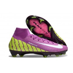 Nike Zoom Mercurial Superfly X Elite FG Purple White Yellow