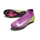 Nike Zoom Mercurial Superfly X Elite FG Purple White Yellow