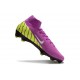 Nike Zoom Mercurial Superfly X Elite FG Purple White Yellow