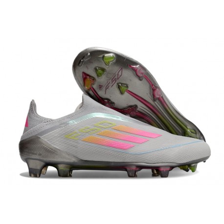 adidas F50 LL Elite FG Soccer Shoes Grey Pink