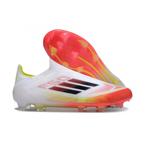 adidas F50 LL Elite FG Soccer Shoes White Black Solar Yellow