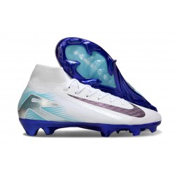 Nike Zoom Mercurial Superfly X Elite FG White Black Blue