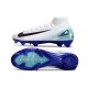 Nike Zoom Mercurial Superfly X Elite FG White Black Blue