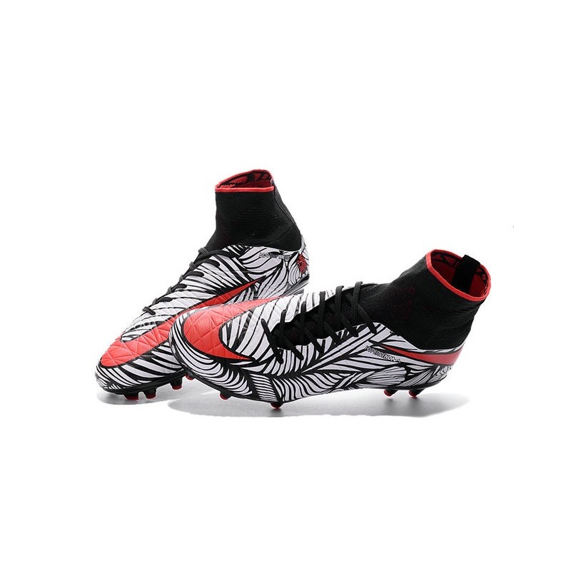 Nike Hypervenom Phantom 2 FG ACC 2016 Soccer Shoes Neymar Black White Red
