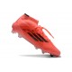 adidas F50 Elite Mid-Cut Firm Ground Cleats Turbo Aurora Black Platin Met