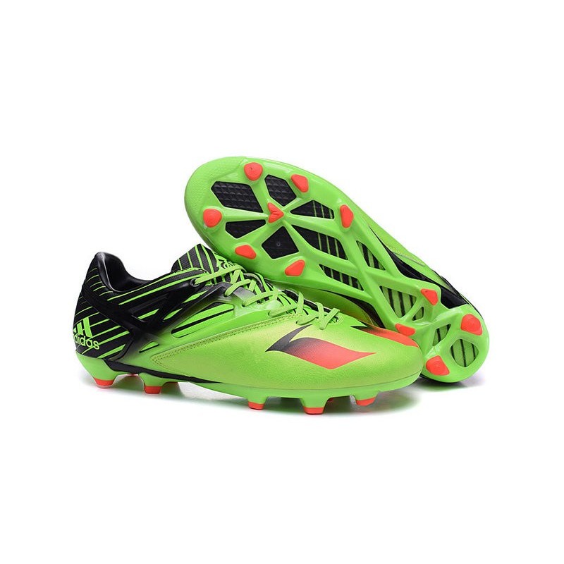 New 2016 adidas LIONEL MESSI 15.1 FG Soccer Shoes Green Black Red