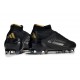 adidas F50 Elite Mid-Cut Firm Ground Cleats Core Black Iron Met Gold Met