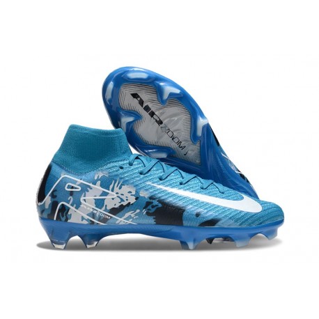 Nike Air Zoom Mercurial Superfly 10 Elite FG Blue White