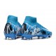 Nike Air Zoom Mercurial Superfly 10 Elite FG Blue White