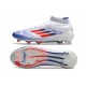 adidas F50 Elite Mid-Cut FG Advancement - White Solar Red Lucid Blue