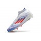 adidas F50 Elite Mid-Cut FG Advancement - White Solar Red Lucid Blue