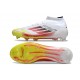 adidas F50 Elite Mid-Cut Firm Ground Cleats White Lucid Red Solar Yellow
