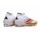 adidas F50 Elite Mid-Cut Firm Ground Cleats White Lucid Red Solar Yellow