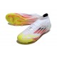 adidas F50 Elite Mid-Cut Firm Ground Cleats White Lucid Red Solar Yellow