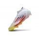 adidas F50 Elite Mid-Cut Firm Ground Cleats White Lucid Red Solar Yellow