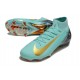 Nike Air Zoom Mercurial Superfly 10 Elite FG Ocean Cube Gold Blue