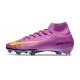 Nike Air Zoom Mercurial Superfly 10 Elite FG Purple Yellow