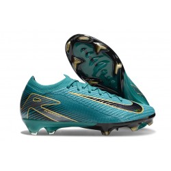 Nike Air Zoom Mercurial Vapor 16 Elite FG Cyan Black Gold