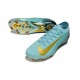 Nike Air Zoom Mercurial Vapor 16 Elite FG Blue Gold Black