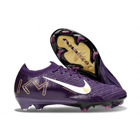 Nike Air Zoom Mercurial Vapor 16 Elite FG X MBAPPE Grand Purple Pale Ivory