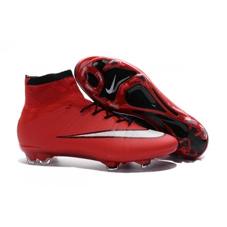 red nike football cleats