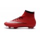 Cristiano Ronaldo Nike Mercurial Superfly 4 FG Shoes Red White Black