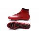 Cristiano Ronaldo Nike Mercurial Superfly 4 FG Shoes Red White Black