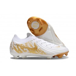 Nike Phantom Luna 2 Elite FG Low Cut White Gold
