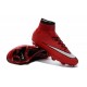 Cristiano Ronaldo Nike Mercurial Superfly 4 FG Shoes Red White Black