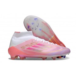 adidas F50 Elite Mid-Cut Firm Ground Cleats Pink