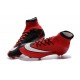 Cristiano Ronaldo Nike Mercurial Superfly 4 FG Shoes Red White Black