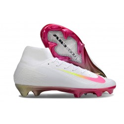 New Nike Zoom Mercurial Superfly 10 Elite FG White Pink