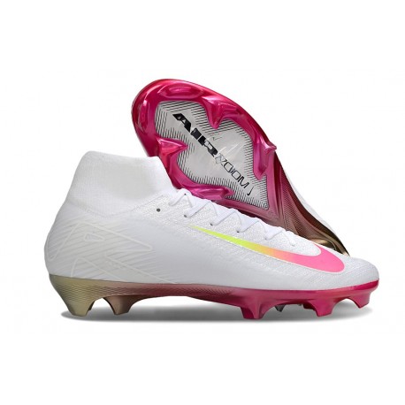 New Nike Zoom Mercurial Superfly 10 Elite FG White Pink