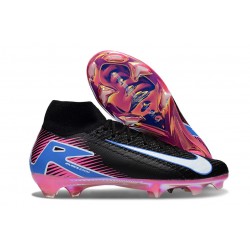 New Nike Zoom Mercurial Superfly 10 Elite FG Black Pink White Blue