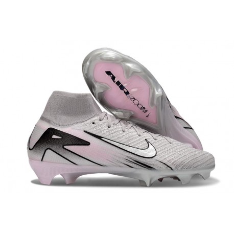 New Nike Zoom Mercurial Superfly 10 Elite FG Grey Pink White