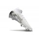 New Nike Zoom Mercurial Superfly 10 Elite FG White Silver