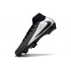 New Nike Zoom Mercurial Superfly 10 Elite FG Black Silver