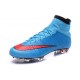 Cristiano Ronaldo Nike Mercurial Superfly 4 FG Shoes Blue Red