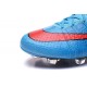 Cristiano Ronaldo Nike Mercurial Superfly 4 FG Shoes Blue Red