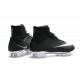 Cristiano Ronaldo Nike Mercurial Superfly 4 FG Shoes Black Silver