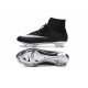 Cristiano Ronaldo Nike Mercurial Superfly 4 FG Shoes Black Silver