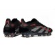 adidas Predator Elite FG Soccer Boots Black Grey Four Lucid Red